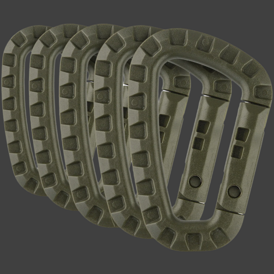 M-Tac Plastic Carabiners (Set of 5)