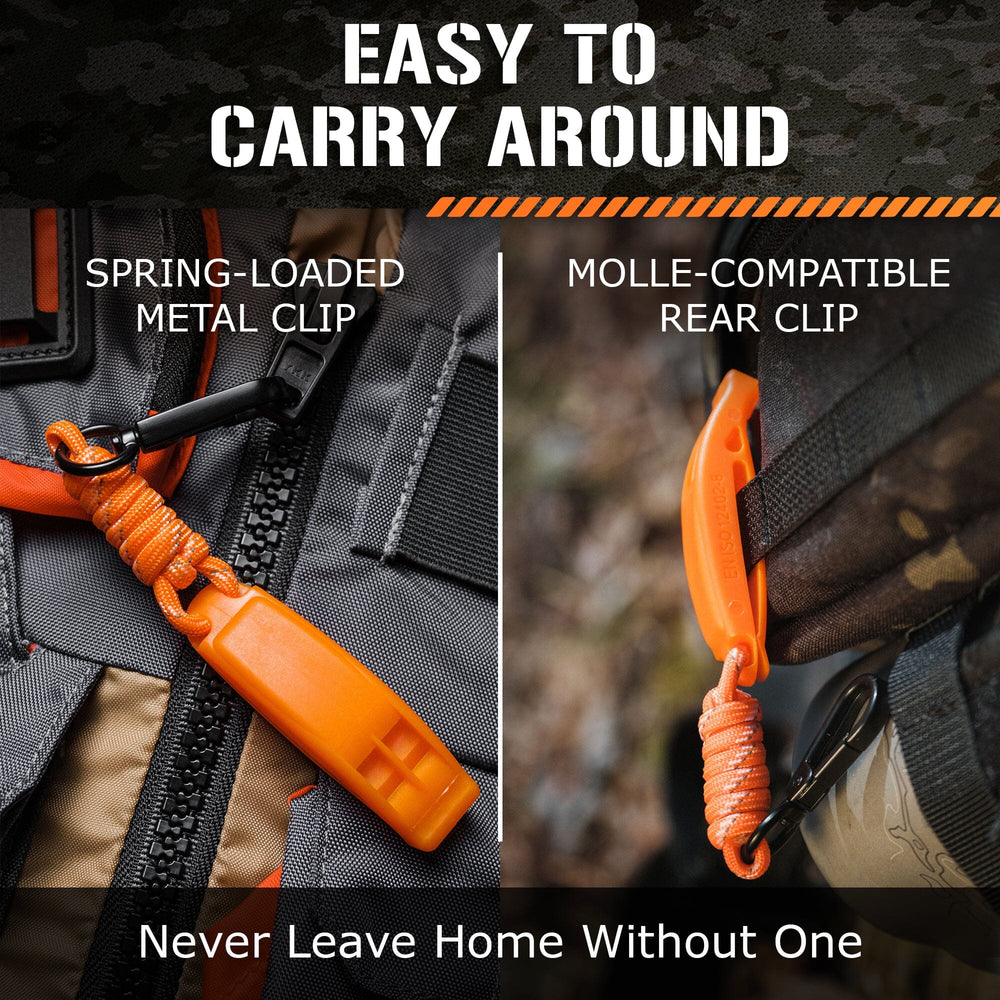 TITAN Survival: Emergency Whistles, 2-PACK