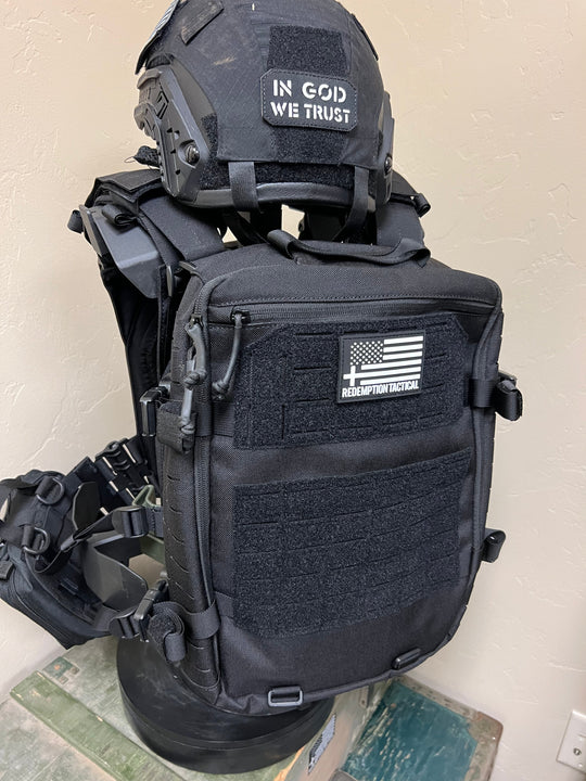 Crusader 2.0 XL Armor Kit: Plate Carrier + Lightweight Level IV Plates + Plate Carrier Bag + Medic Pouch - FULL KIT