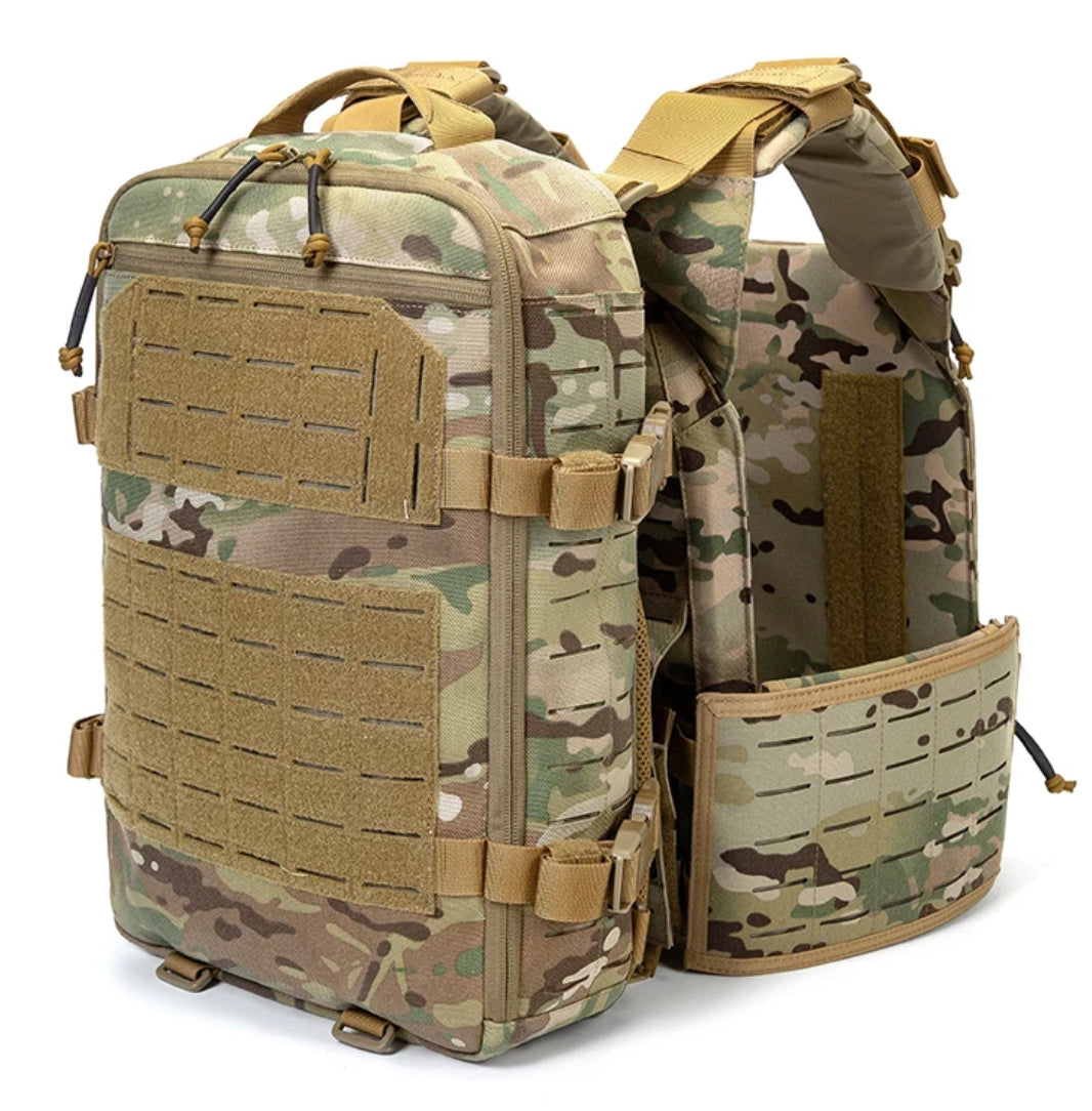 Crusader 2.0 XL Armor Kit: Plate Carrier + Lightweight Level IV Plates + Plate Carrier Bag + Medic Pouch - FULL KIT