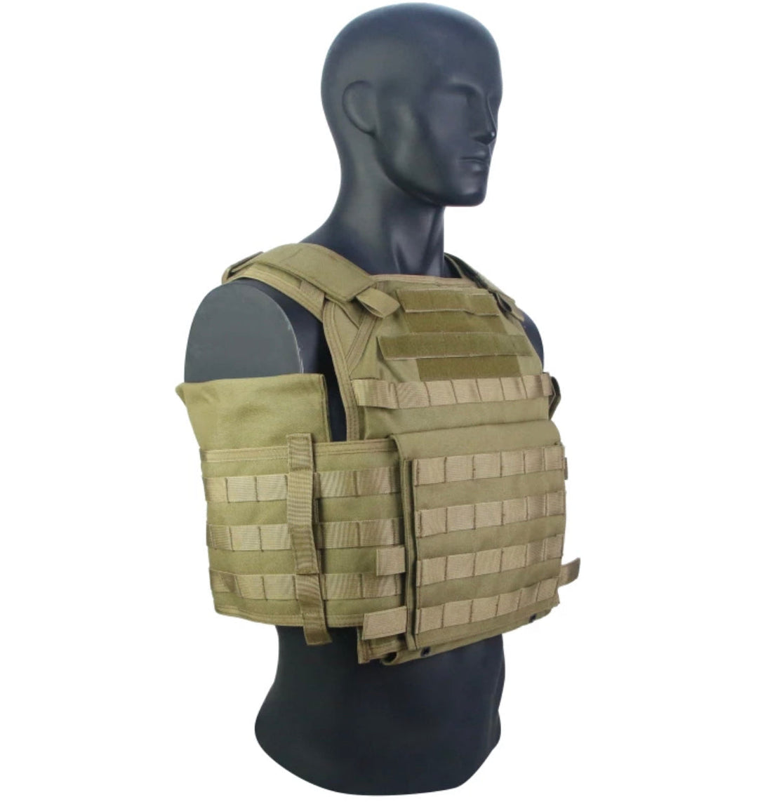 Redemption Tactical Big Boy XL Plate Carrier: Plate Carrier + Level IV Plates (Front/Rear/Sides)