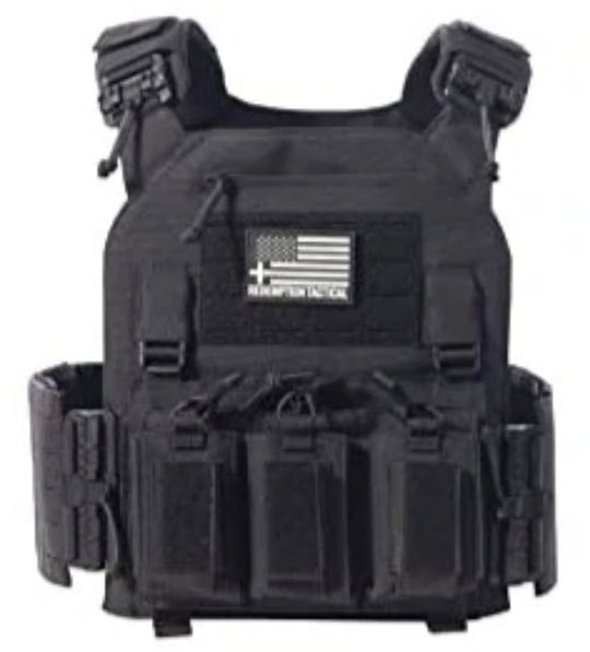 Redemption Tactical Crusader 2.0® - St. Michael Armor Kit - Carrier + Medical Kit + + Level IV Plates + Level III Side Plates