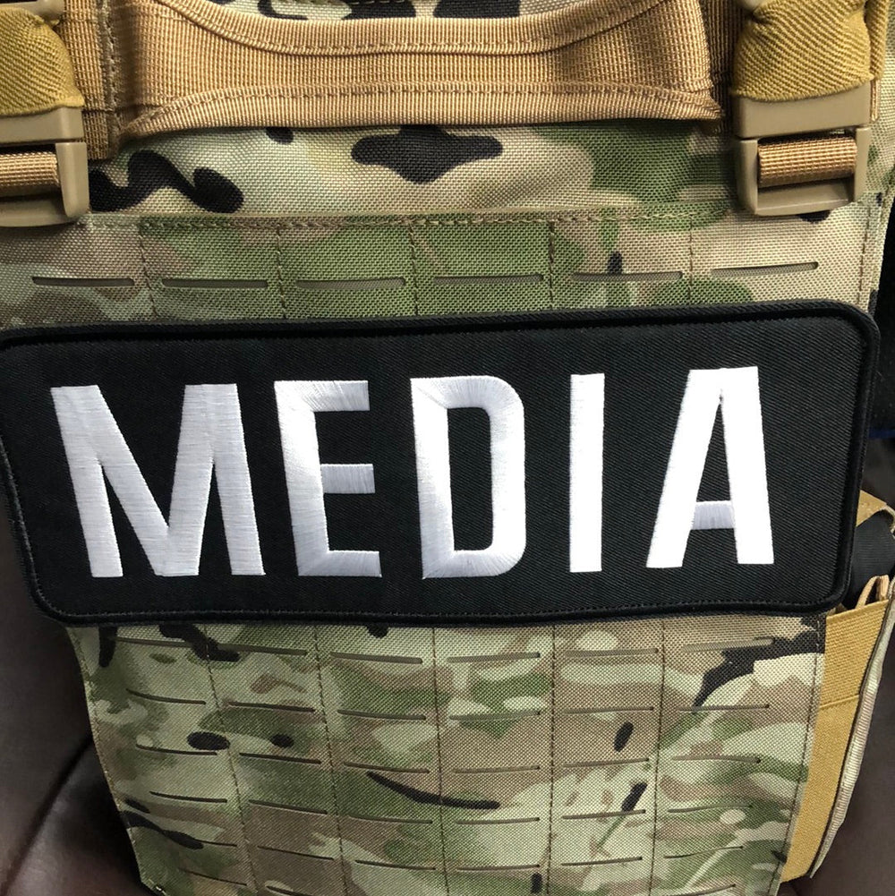 MEDIA Patches w/ Hook and Loop