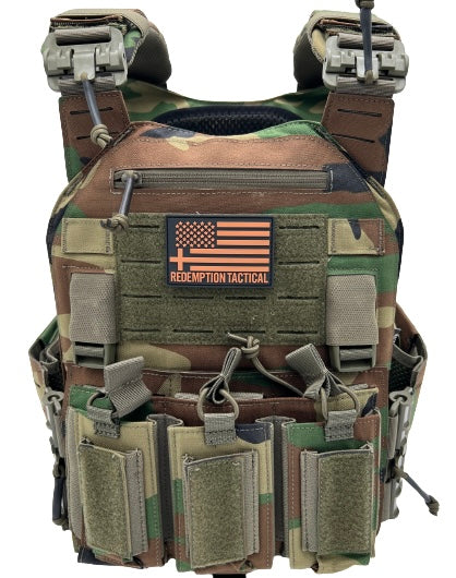 Redemption Tactical Crusader 2.0® V4 - Lightweight Level IV Plates + Level III PE Side Plates + Carrier + Mag Pouches - Full Kit