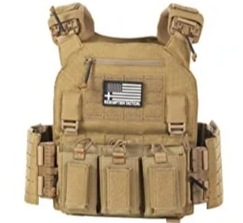 Redemption Tactical Crusader 2.0® V4 - Lightweight Level IV Plates + Level III PE Side Plates + Carrier + Mag Pouches - Full Kit