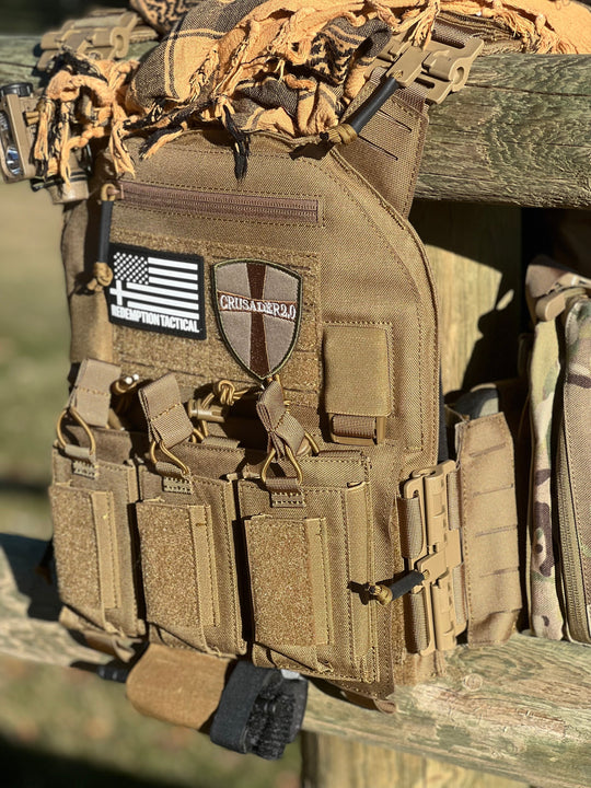 Redemption Tactical Crusader 2.0® - St. Michael Armor Kit - Carrier + Medical Kit + + Level IV Plates + Level III Side Plates