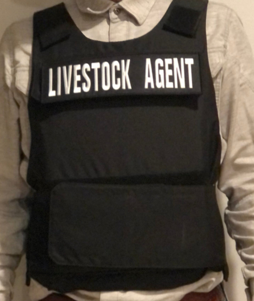 LIVESTOCK AGENT Patches w/ Hook and Loop