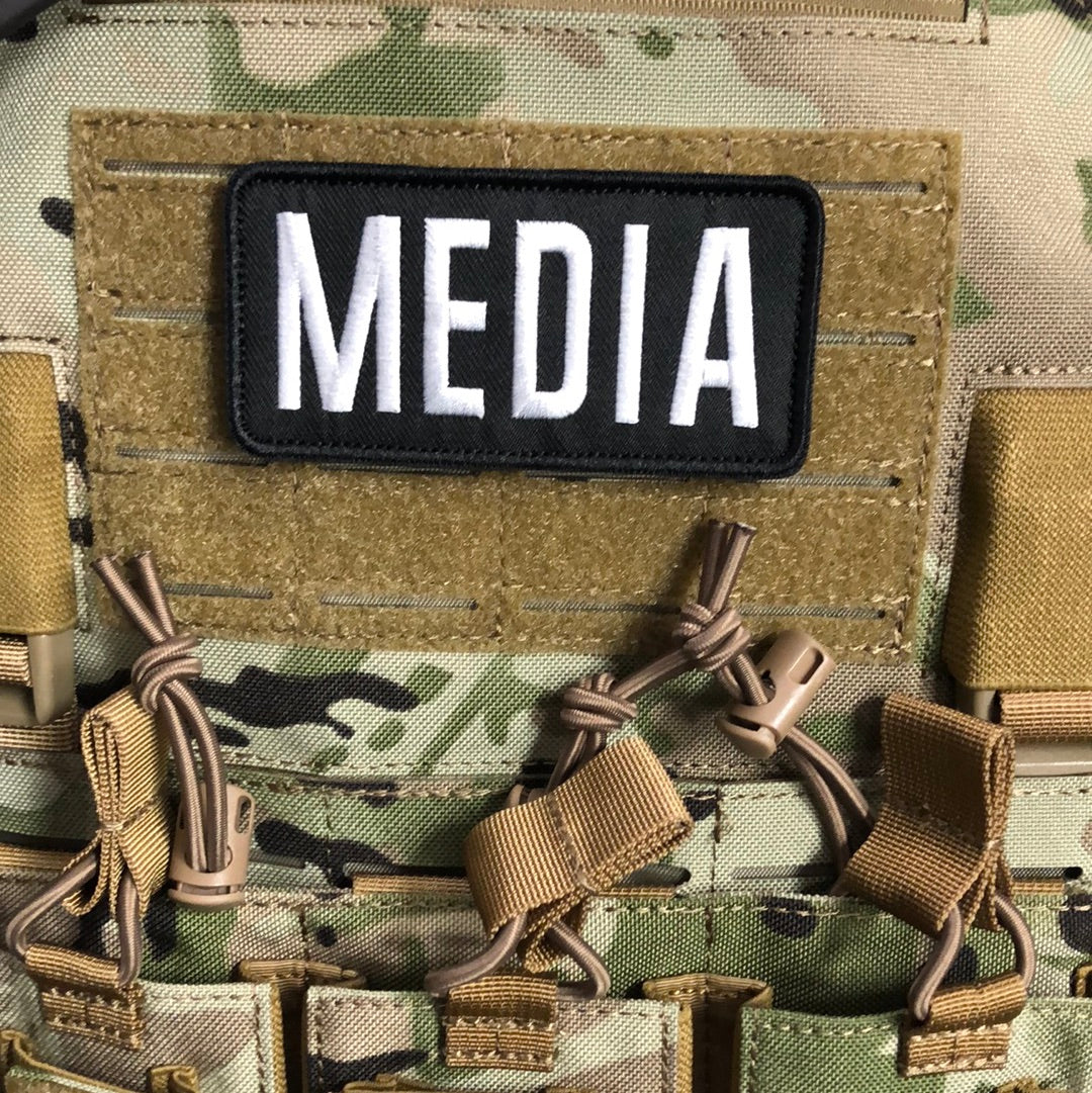 MEDIA Patches w/ Hook and Loop