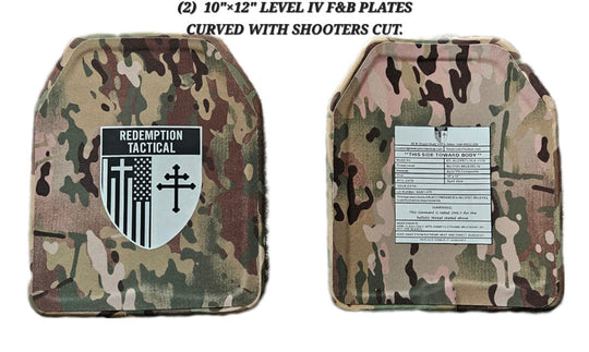 Redemption Tactical Crusader 2.0® Armore Kit - Lightweight Level IV Plates + Plate Carrier - Full Kit
