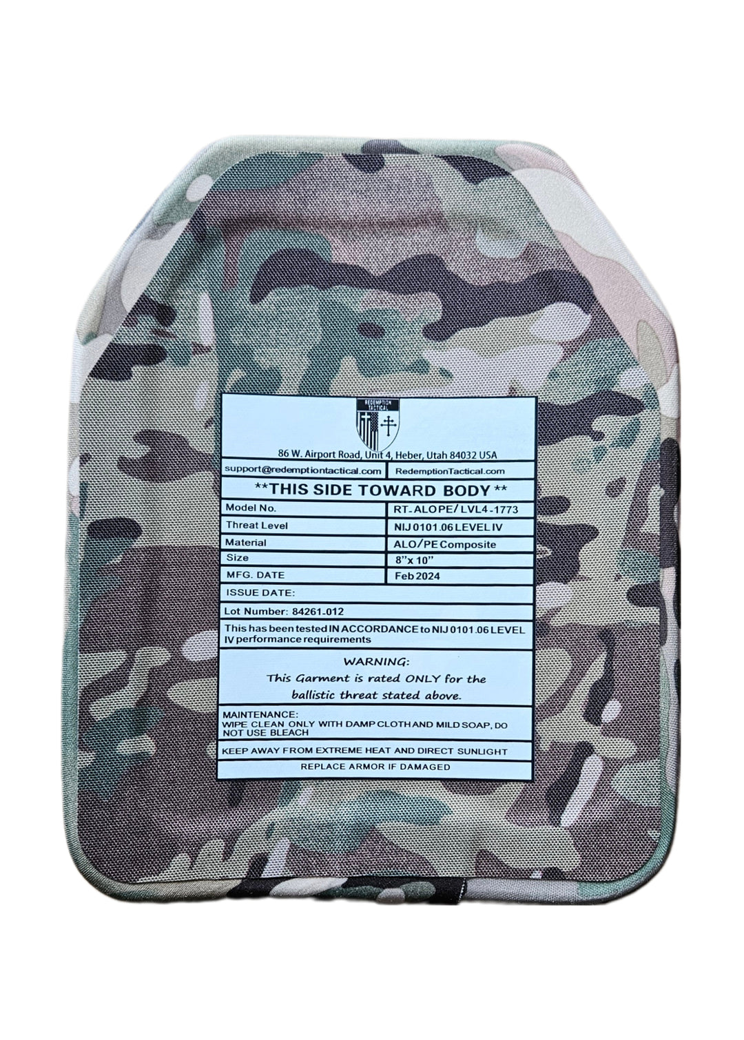 Redemption Tactical Ballistic Plates Level IV