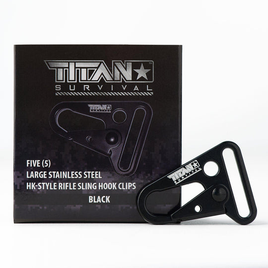TITAN Survival: HK-Style Snap Hooks, 5-Pack