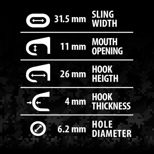 TITAN Survival: HK-Style Snap Hooks, 5-Pack