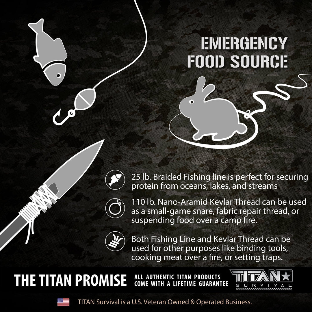 TITAN Survival: SurvivorCord XT Paracord (USA) | 100 FOOT